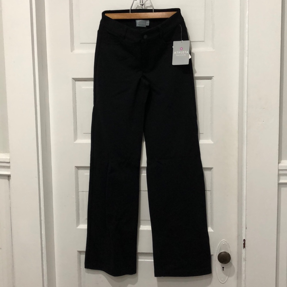 Athleta Ponte Classic Black work pants